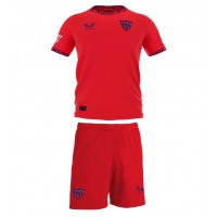 Camiseta Sevilla Segunda Equipación Replica 2024-25 para niños mangas cortas (+ Pantalones cortos)